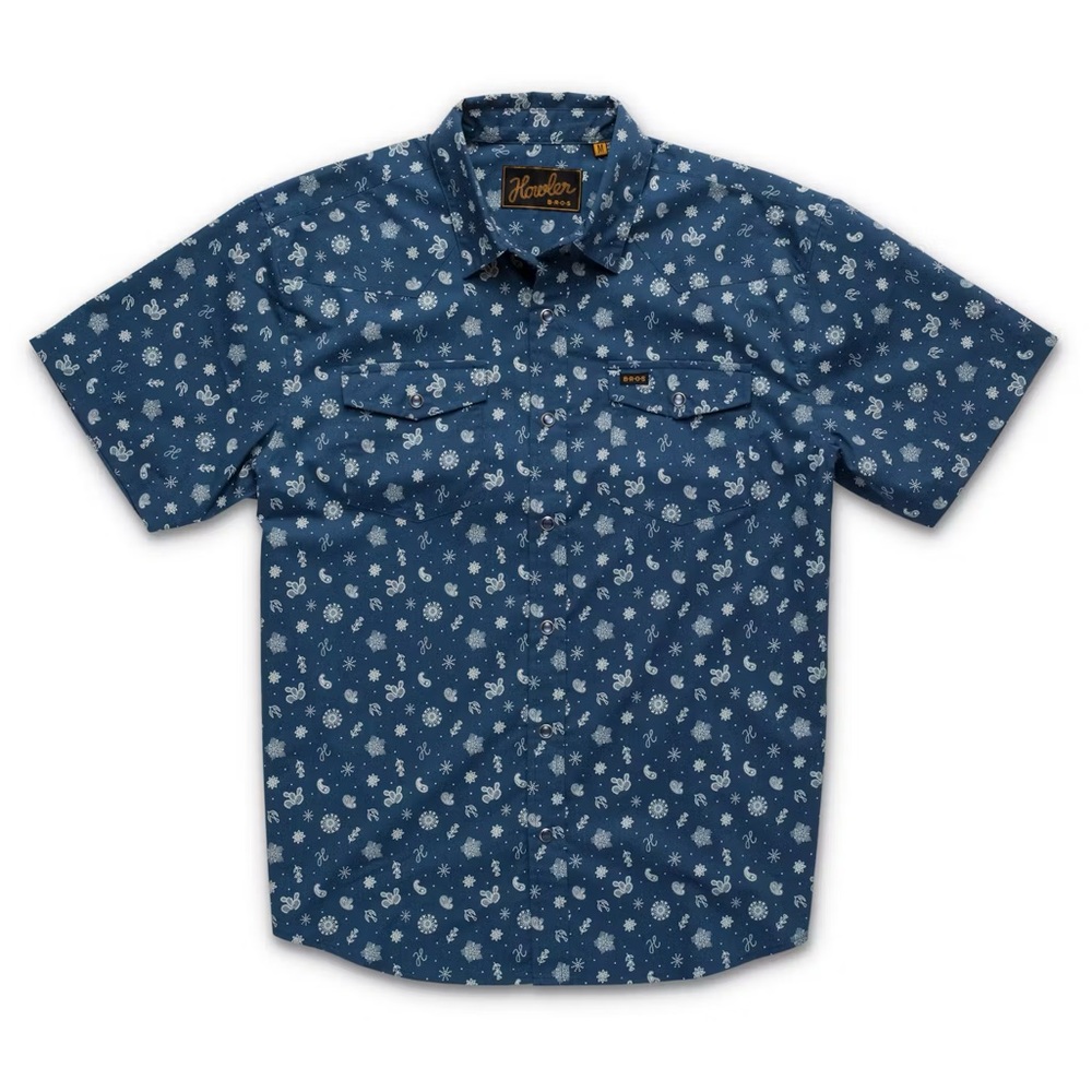 Blue Floral Men's Shirt